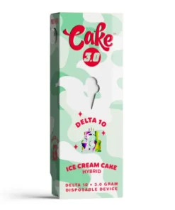 Cake Delta 10 Disposable 3G vape pen with sweet fruity and creamy dessert flavor