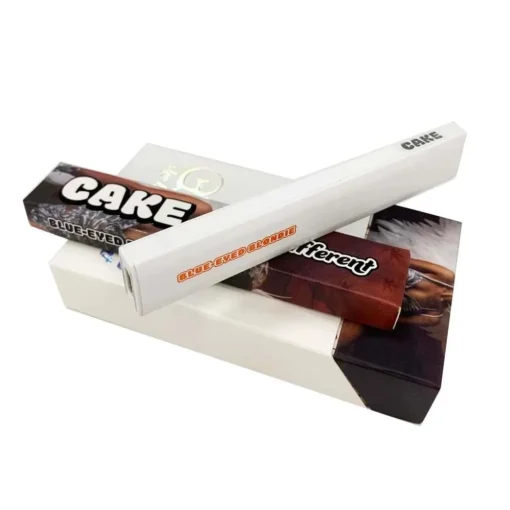 Blue Eyed Blondie Cake Gen 6 Disposable vape pen with sweet vanilla, caramel, and fruity dessert flavor profile