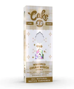 Cake TKO Disposable 3G vape pen with sweet fruity and creamy dessert flavor