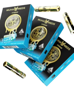 Apple Gelato Ice Distillate Cart 1g hybrid vape cartridge with apple, gelato, and ice flavor blend