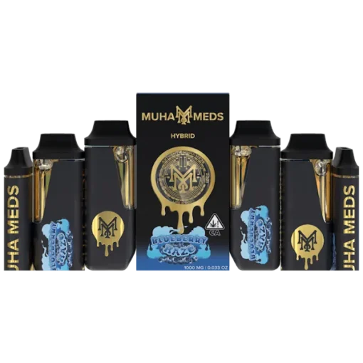 Blueberry Haze Disposable 1000MG – hybrid vape with sweet blueberry and Haze flavor.
