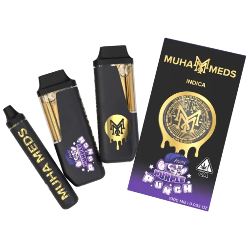 Purple Punch Disposable 1000MG vape pen with rich grape and berry flavor and powerful effects