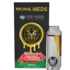 Muha Med Watermelon Gelato Live Resin Disposable vape pen with vibrant watermelon-themed design