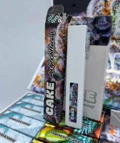 Raspberry Rocket Cake Gen 6 Disposable 1G vape pen with sweet raspberry and candy flavor, smooth hits, and balanced hybrid effects