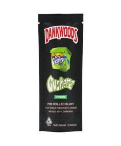 Dankwoods Gusherz 1G Infused Pre-Rolled Blunt – premium cannabis-infused pre-roll, potent and flavorful