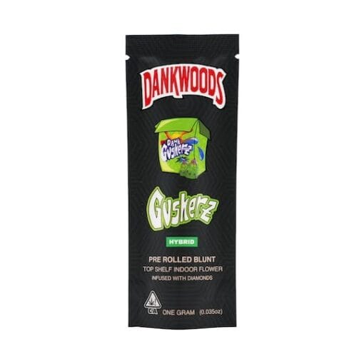 Dankwoods Gusherz 1G Infused Pre-Rolled Blunt – premium cannabis-infused pre-roll, potent and flavorful