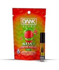 KIWI STRAWBERRY 1G Premium THC Cartridge with sweet, fruity flavor