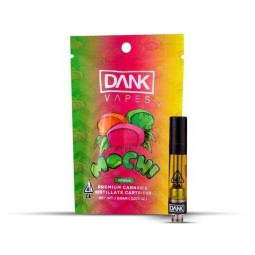 MOCHI 1G Premium THC Cartridge with sweet, dessert-like flavor and smooth, flavorful vapor