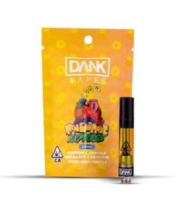 PINEAPPLE EXPRESS 1G Premium THC Cartridge with tropical pineapple flavor and smooth, potent vapor
