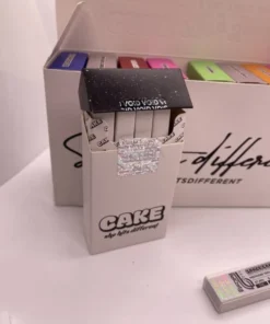 Space Cake Gen 1 Disposable 1G vape pen with dessert-inspired flavor, smooth hits, and potent cannabis extract