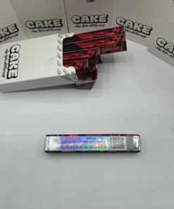 Lava Cake Cake Gen 1 Disposable 1G vape pen with rich chocolate and vanilla flavor, earthy undertones, smooth hits, and balanced hybrid effects