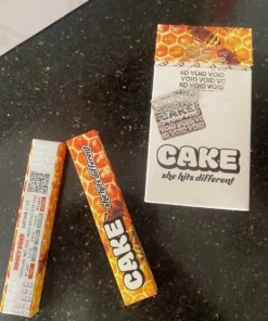 Honey Buns Cake Gen 1 Disposable 1G vape pen with sweet honey flavor, dessert-inspired pastry notes, subtle herbal undertones, smooth hits, and premium potency