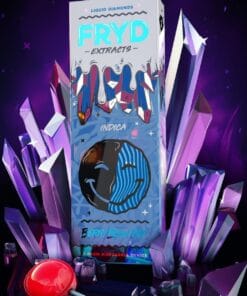 Berry Blow Pop Fryd Carts disposable vape with tangy berry candy flavor, smooth hits, premium THC live resin, authentic Fryd vape product