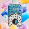 Funfetti Donuts By Fryd disposable vape cart with sweet, colorful donut flavor, sprinkles, smooth hits, premium THC live resin, authentic Fryd vape product