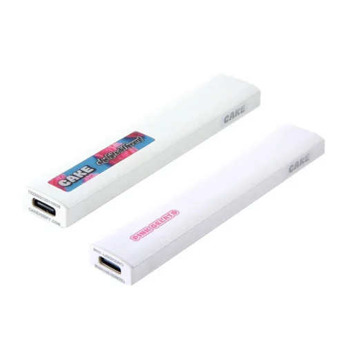 Pink Gelato Cake Gen 5 Disposable 1G vape pen with sweet fruity flavor, creamy undertones, smooth hits, and balanced hybrid effects
